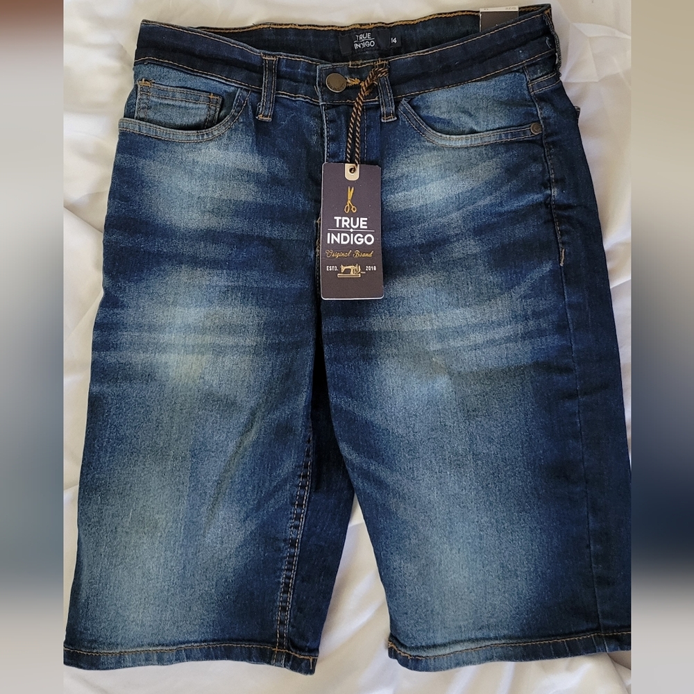 True Indigo kids,jean shorts
